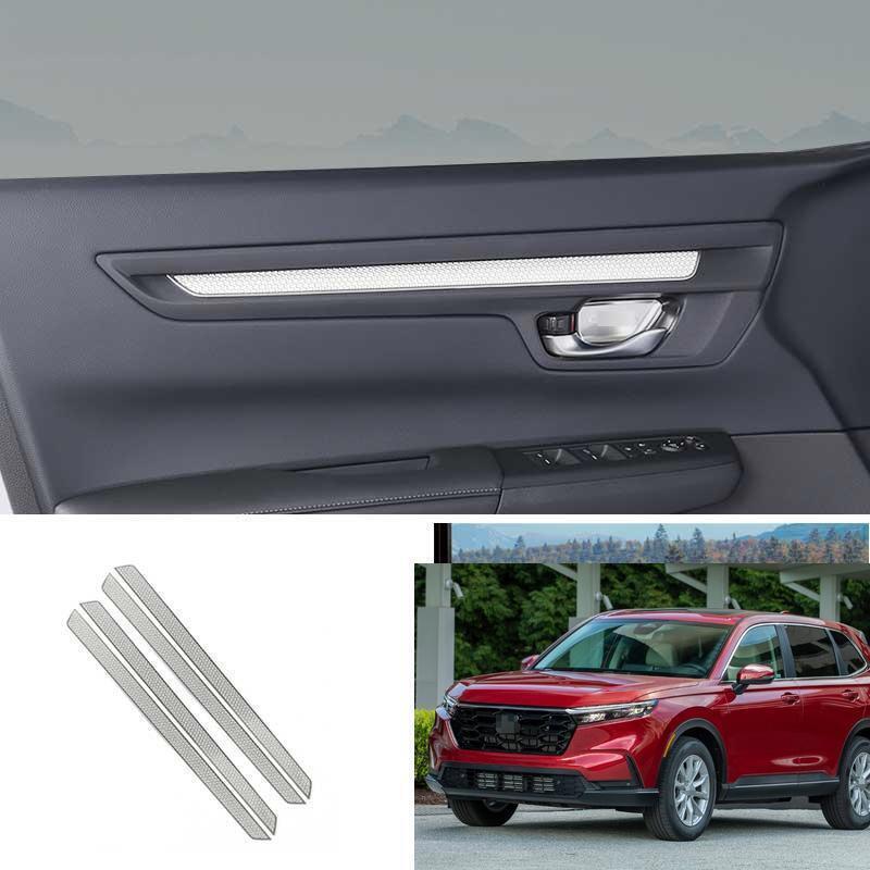 For Honda CR-V LX EX 2023-2025 Silver Steel Inner Door Panel Strip Molding Trim