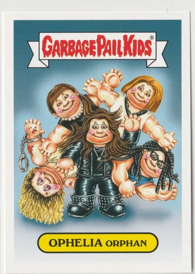 Ophelia Orphan Garbage Pail Kids GPK 2016 Prime Slime Trashy TV #4a
