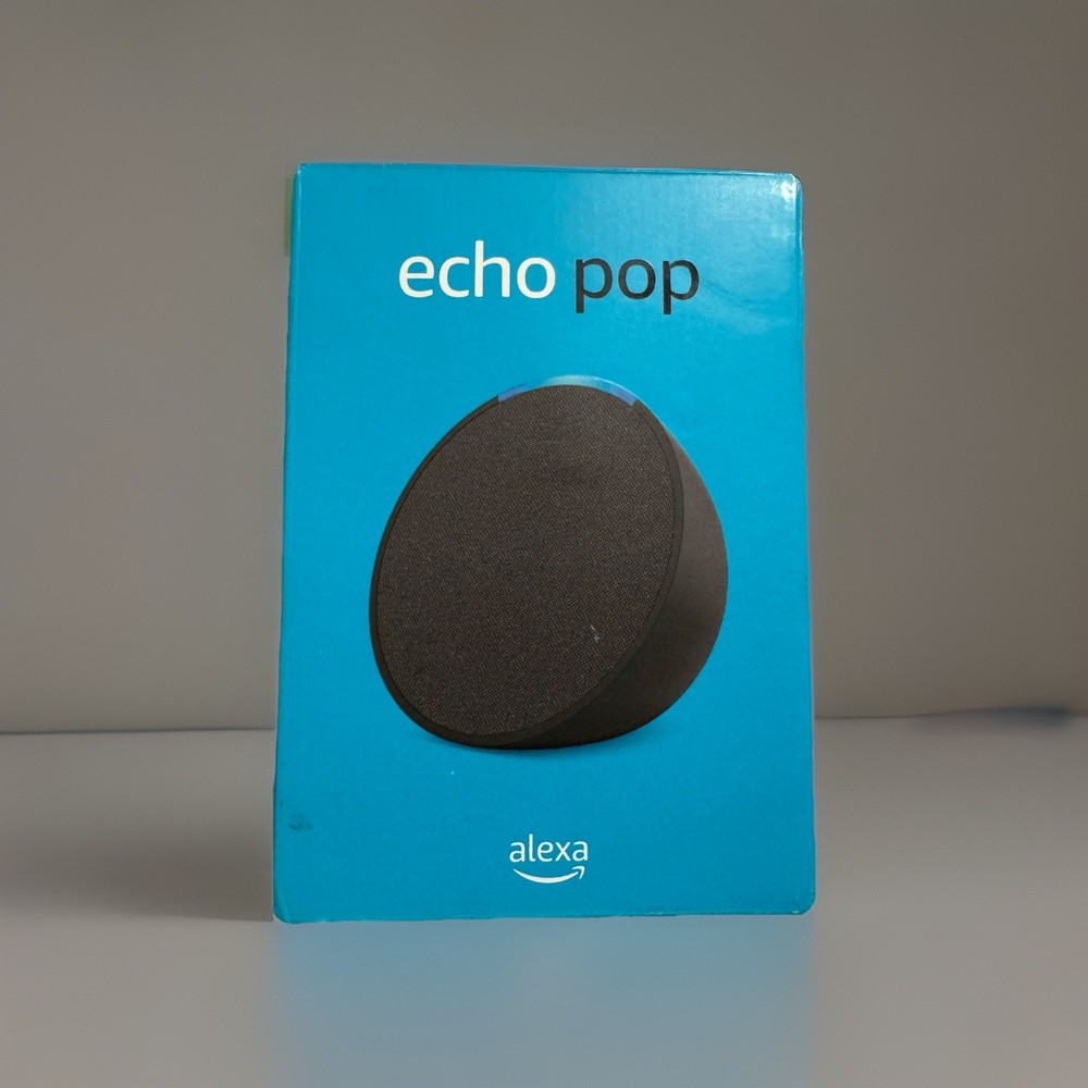 Amazon Echo Pop Smart Speaker - Charcoal
