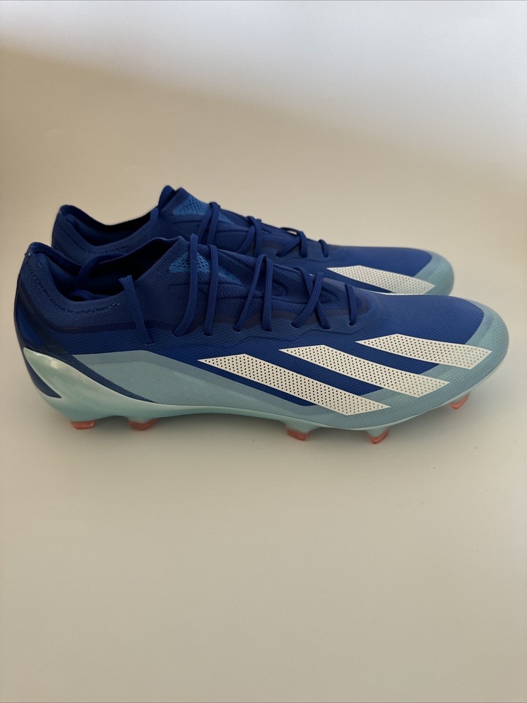 adidas X CRAZYFAST.1 FG Men 11.5/Wmn 12.5 Marine Rush Pack Soccer Cleats GY7416