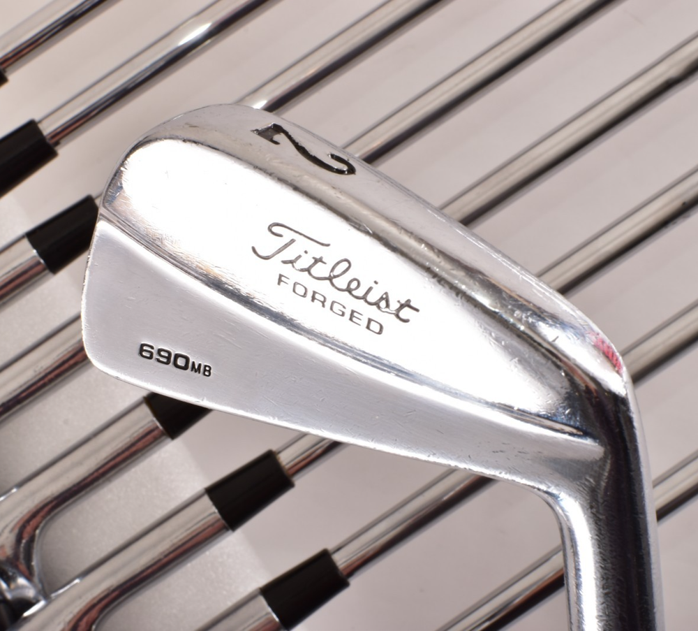 Rare Titleist 690MB Forged 2-Pw 9pcs RH Extra Stiff DG X100 Golf Club Iron Set