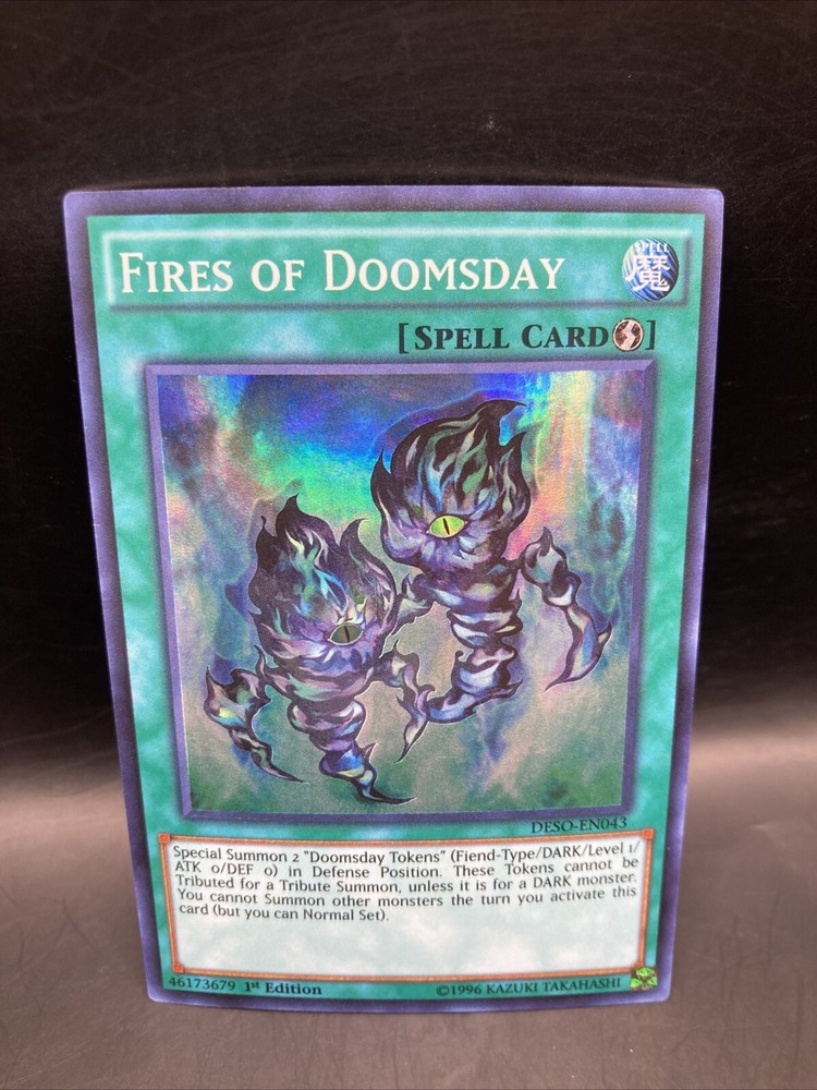 Fires of Doomsday DESO-EN043 Destiny Soldiers 1st Edition Yugioh Card