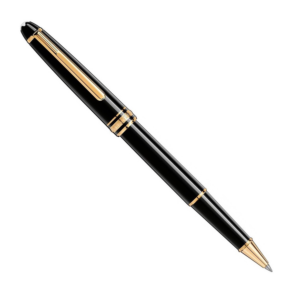 New Authentic Montblanc Meisterstuck Gold Coated Classique Rollerball Pen