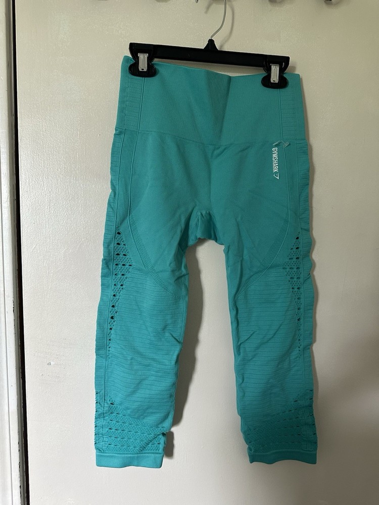 Gymshark Energy Seamless Teal Leggings for Women Size S/M
