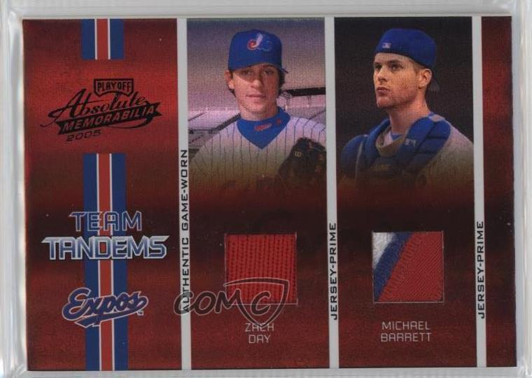 2005 Playoff Absolute Memorabilia Spectrum Black Single Materials Prime Zach Day-image