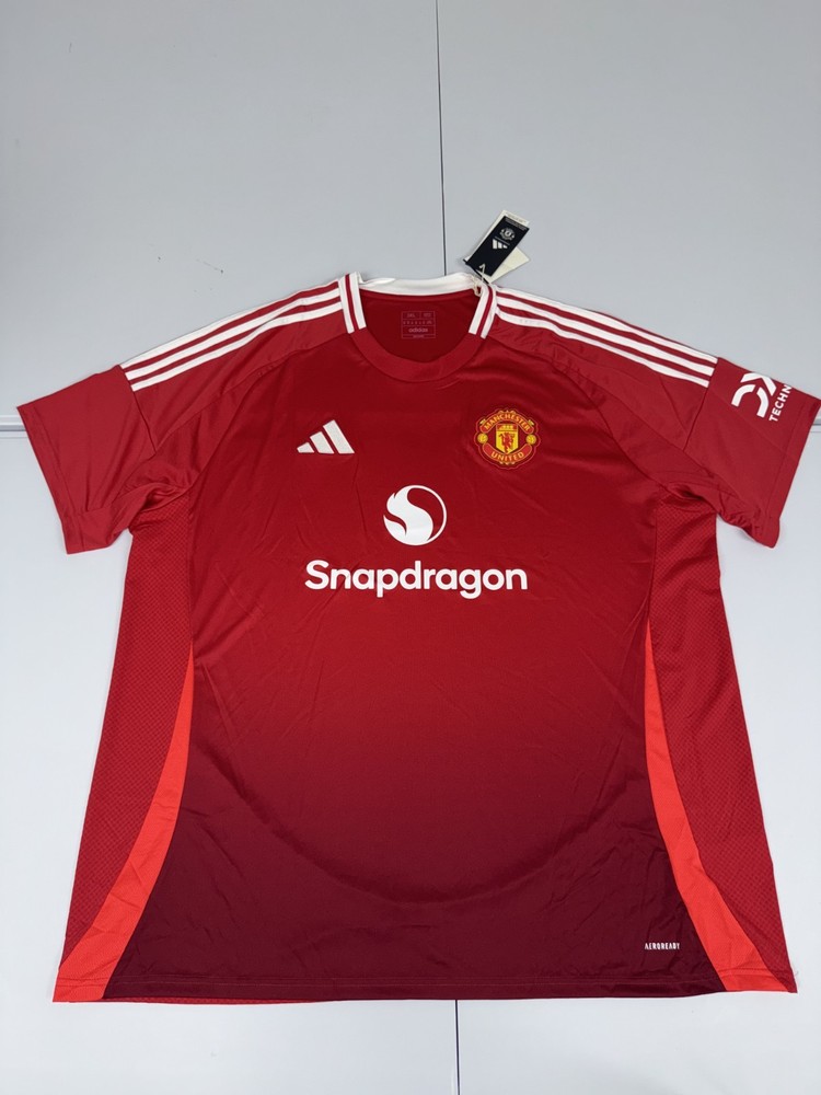 Adidas Manchester United Football Home Shirt 24/25 Season Size 3XL NWT IU1397