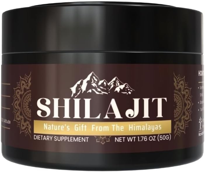 Pure 100% Himalayan Shilajit Soft Resin Organic Potent Fulvic Rich