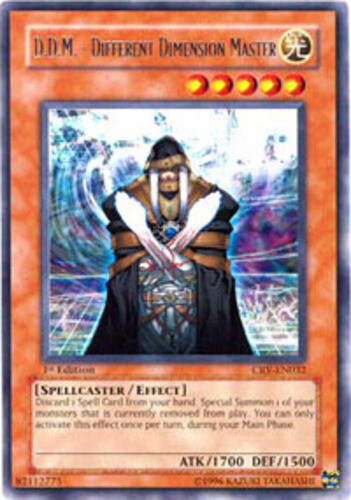 D.D.M. Different Dimension Master CRV-EN032 Rare Unlimited Edition LP Yu-Gi-Oh Card