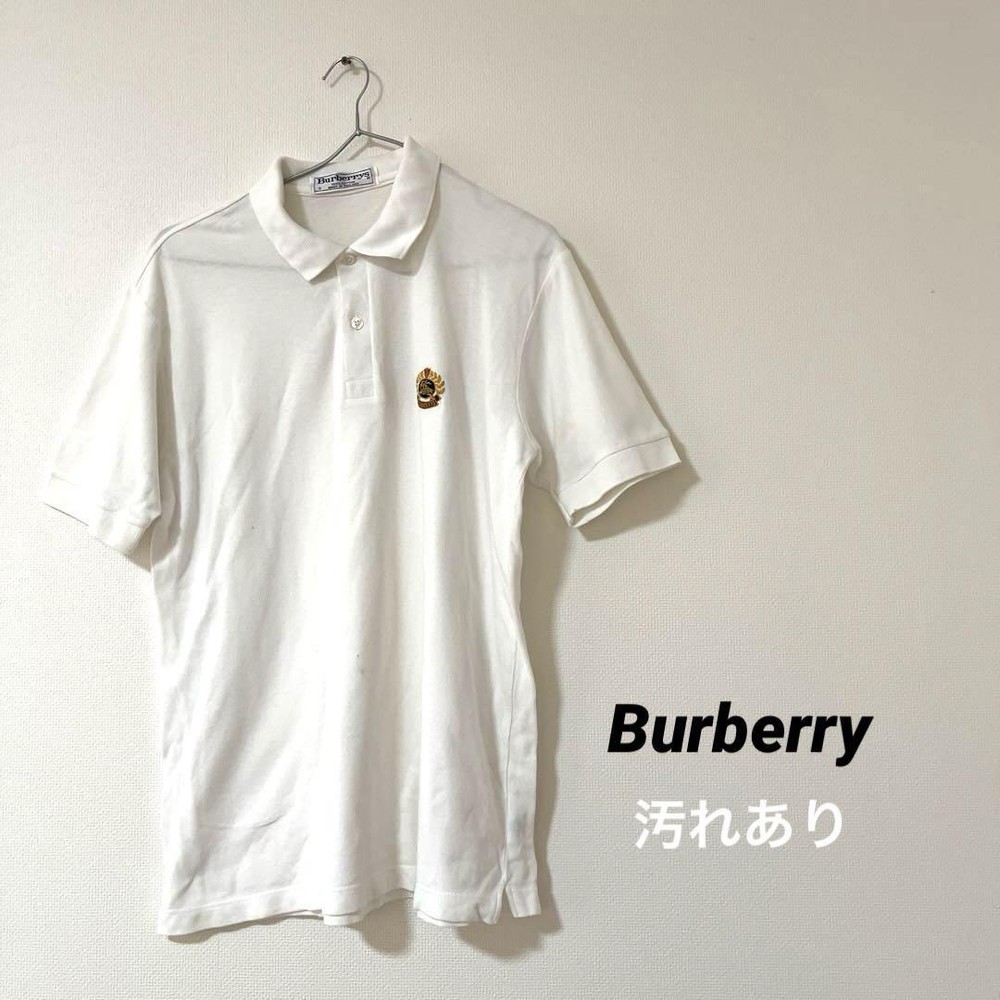 Burberry Polo Shirt White Men's Fashion from Japan