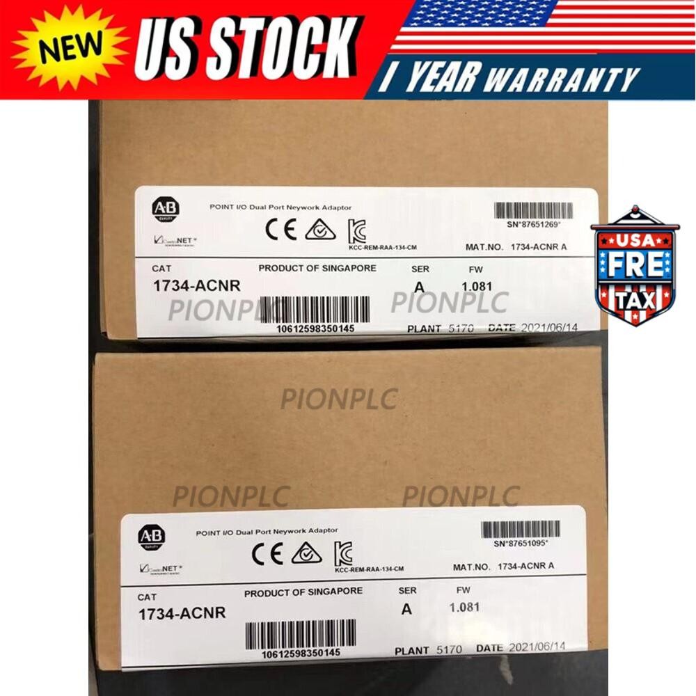 AB 1734-ACNR /A 1 PCS New Factory Sealed Point I/O ControlNet Network Adapter