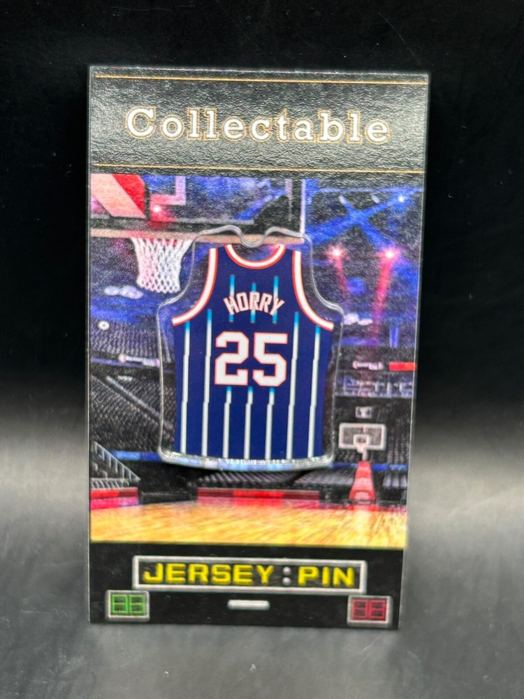 Houston Rockets Robert Horry jersey lapel pin-Classic RETRO Collectible