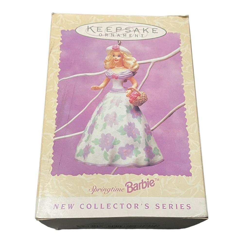 1995 Springtime Barbie Easter Keepsake Ornament Series 1