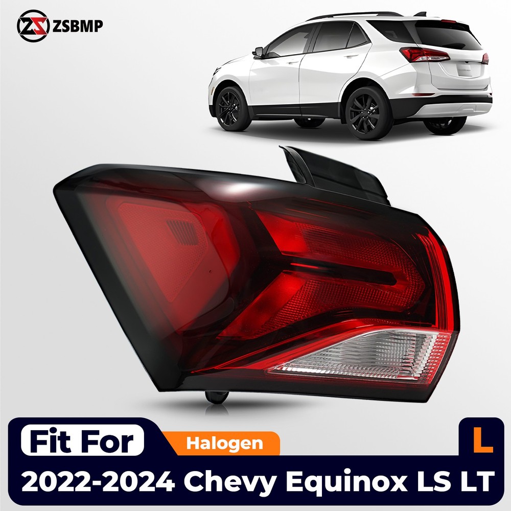 For 2022-2024 Chevy Equinox Halogen Outer Tail Light Left Driver Side 85132581