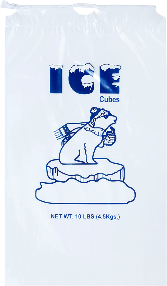 Fathers Day 400 Pack Ice Bags 10 Lb, Heavy-Duty Ice Bags with Drawstring(1.30 Mi-image