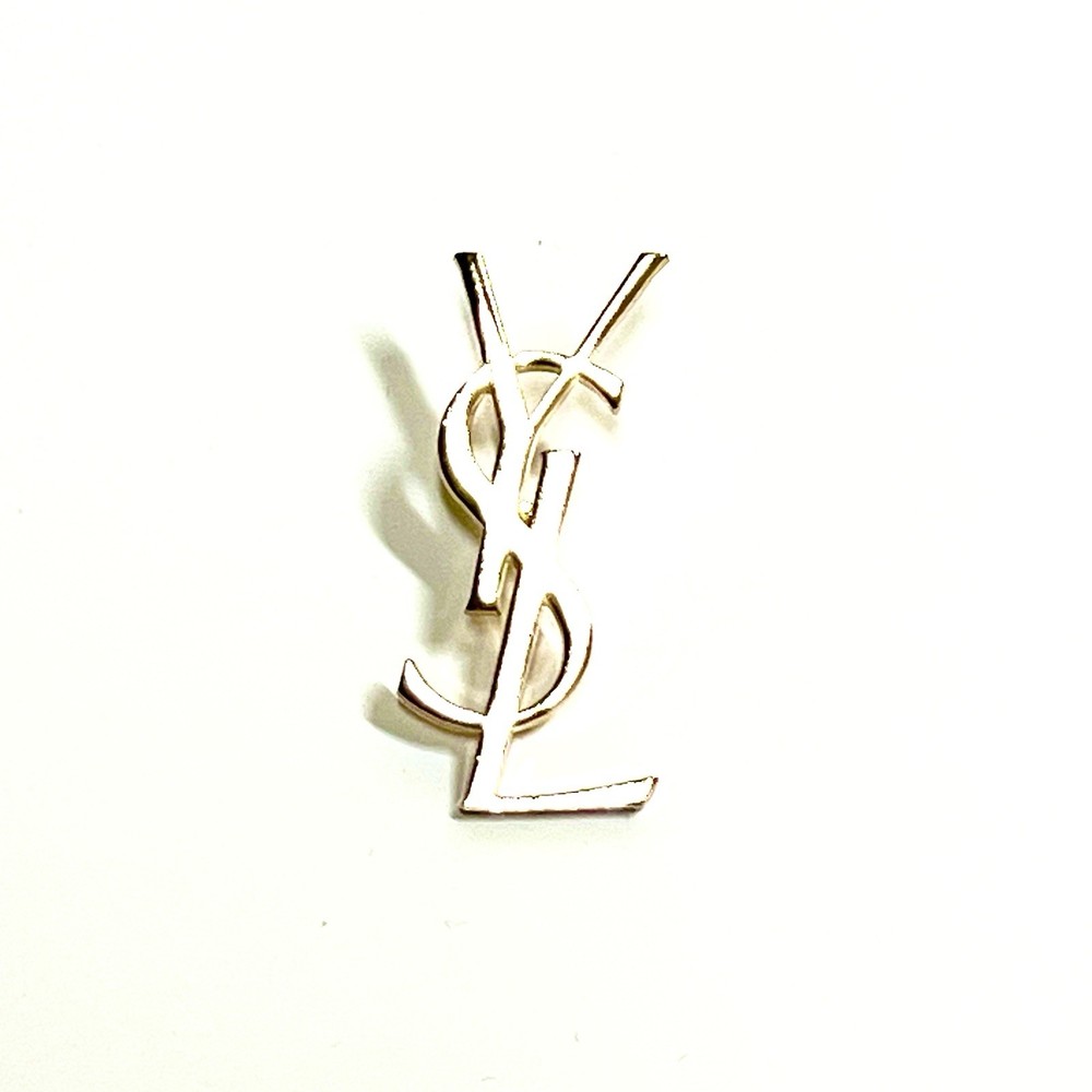 YSL - Rare Employee “Pinch Back” Lapel Pin - 100% Authentic