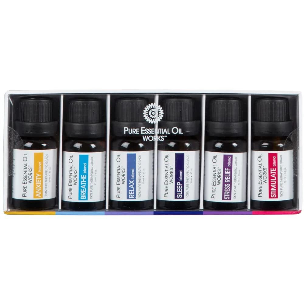 6-Piece Essential Oil Blending Kit – 10ml Bottles