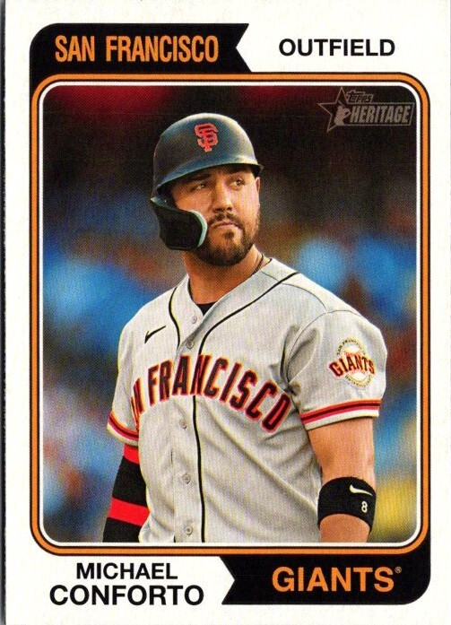 2023 Topps Heritage High Number #543 Michael Conforto