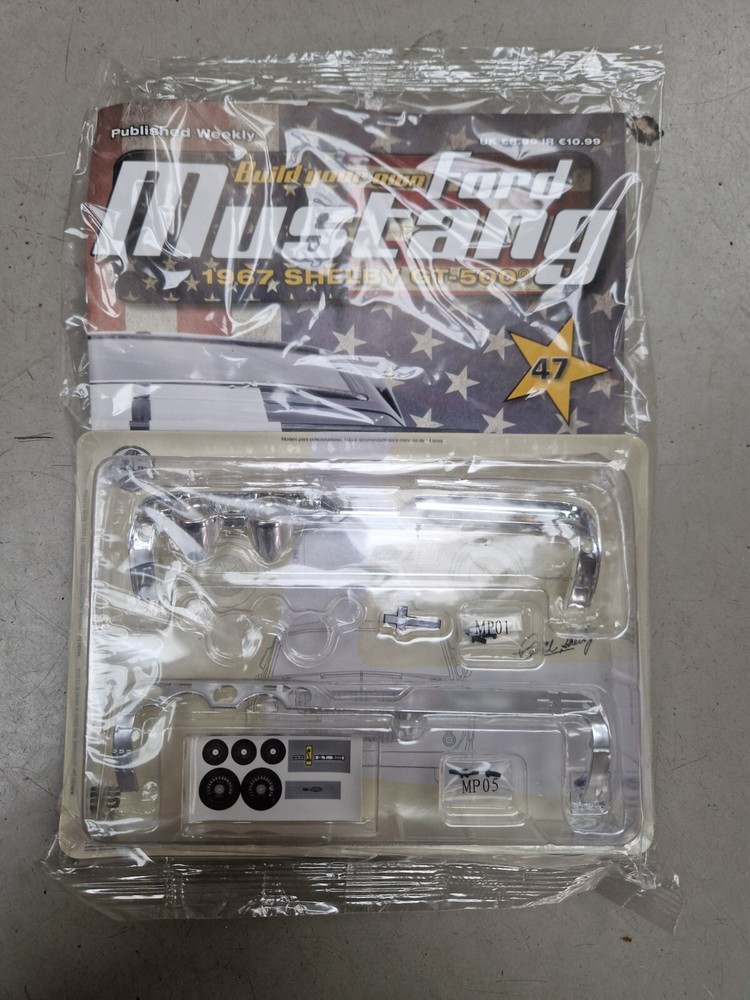 1/8 DEAGOSTINI BUILD YOUR OWN FORD MUSTANG 1967 SHELBY GT-500 ISSUE 47 INC PART
