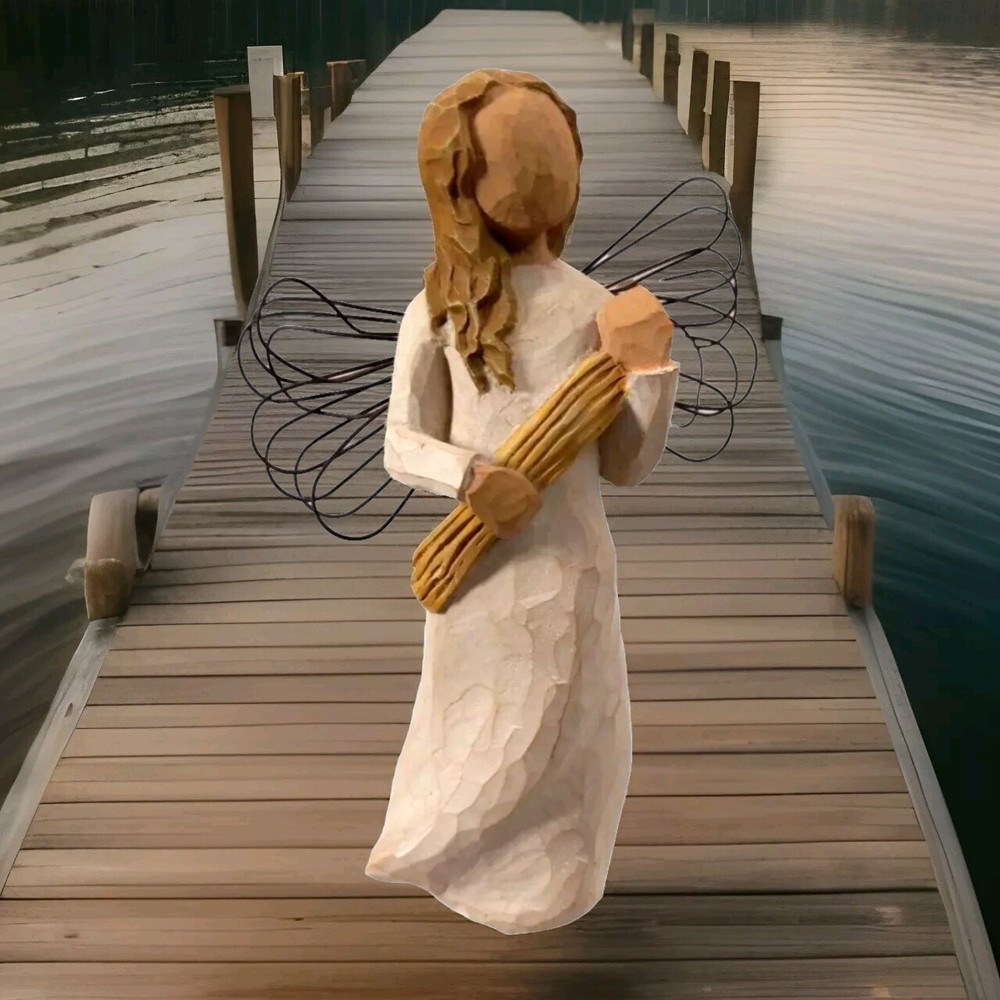 Willow Tree Angel of Autumn Figurine by Susan Lordi 5.25 inches Vintage Demdaco