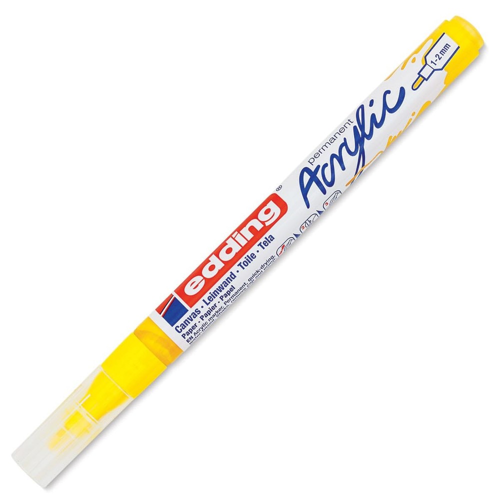 Acrylic Paint Marker - Fine Round Nib 1-2mm - Waterproof for Canvas & Wood