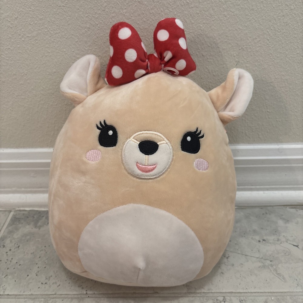 Squishmallow NEW 2021 Rudolph The Red Nosed Reindeer - CLARICE 11” New No Tag