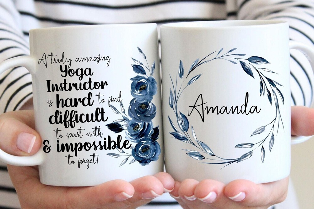 Personalized Yoga Instructor Gift For Women Yoga Instructor Mug Yogini