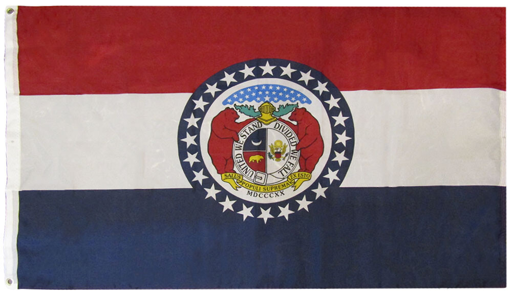 3x5 State of Missouri 3'x5' Premium Quality Heavy Duty 75D Polyester Flag (RUF)