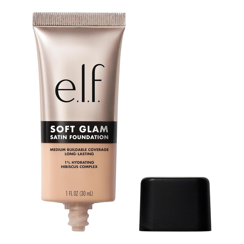e.l.f. Soft Glam Liquid Foundation Medium Coverage Long-Lasting Face Makeup