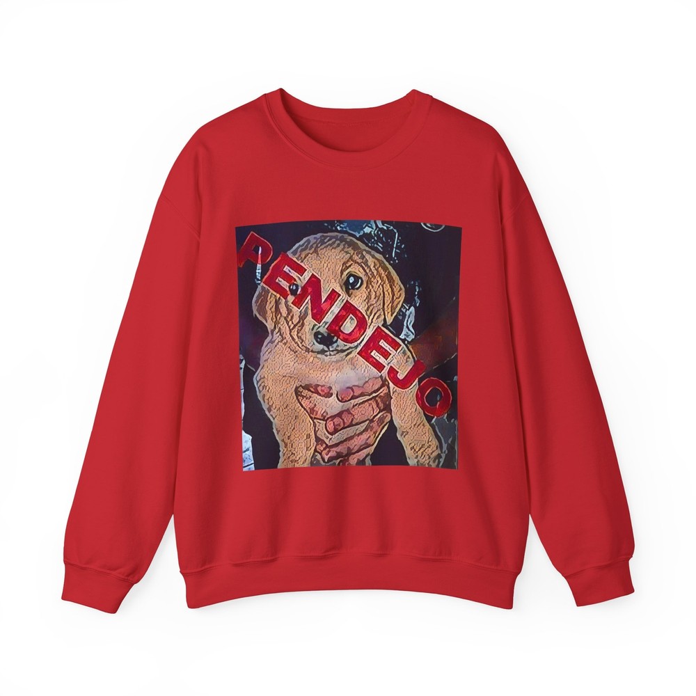 Pendejo Graphic Print Long Sleeve Unisex Heavy Blend™ Crewneck Art Sweatshirt