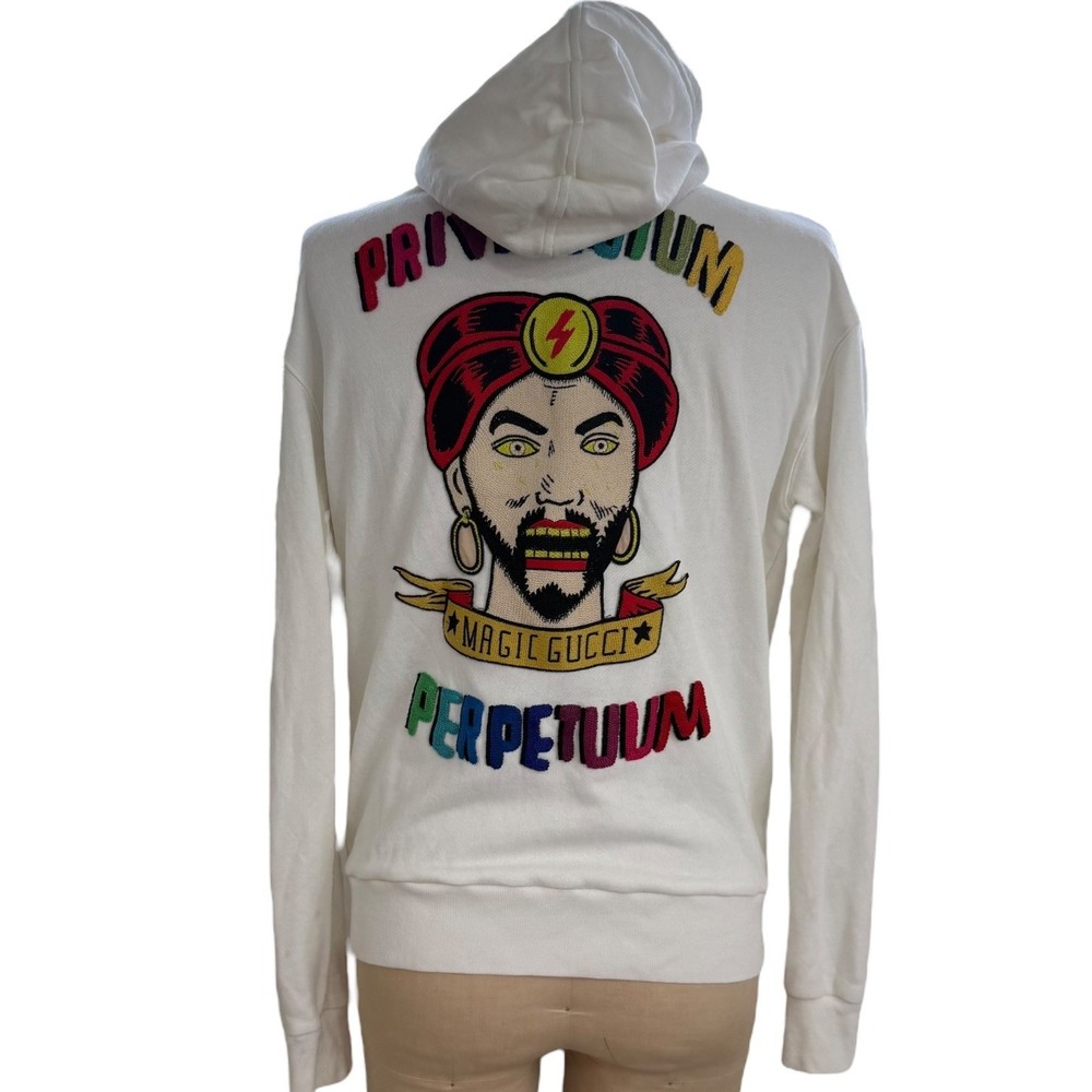 Gucci Magic Sergio Mora Privilegium Perpetuum Hoodie Sweatshirt M Embroidered