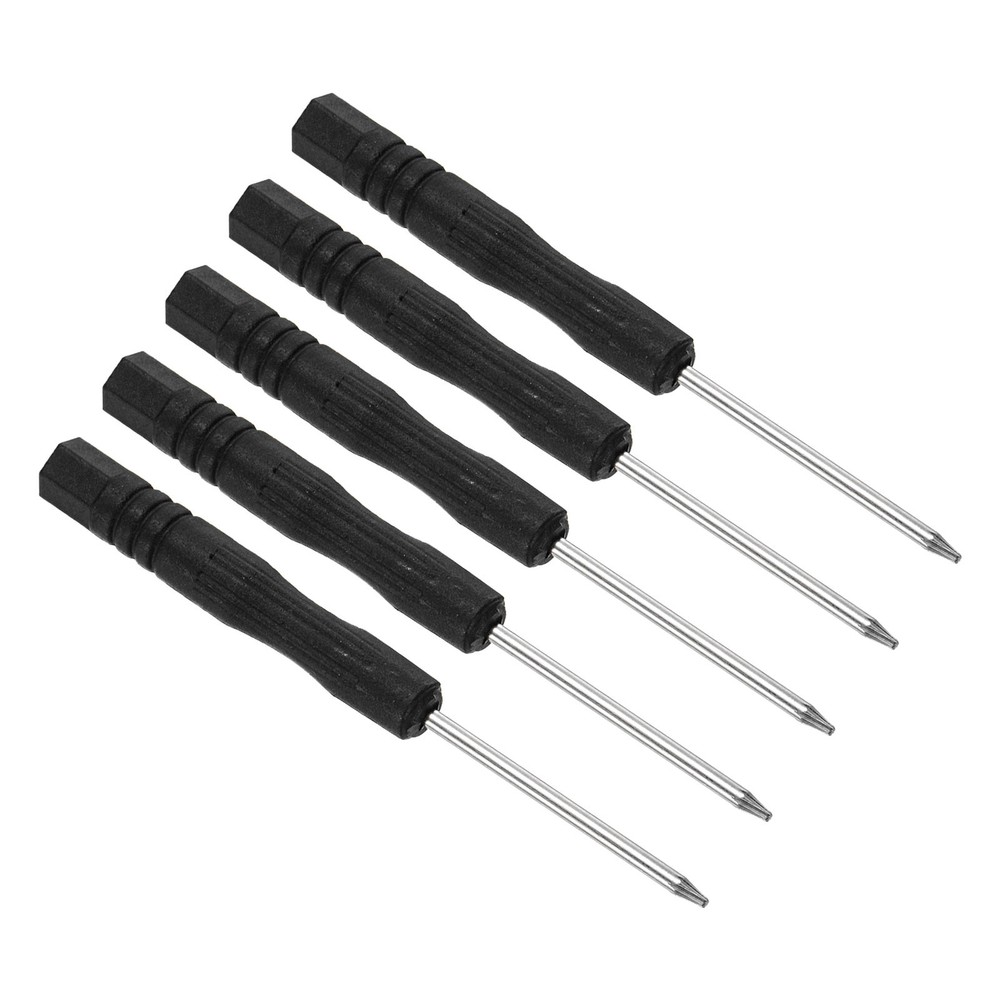5pcs T4 Torx Screwdriver Set with Non-Slip Grip