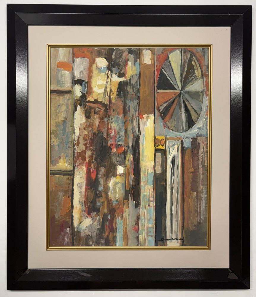 Robert Rauschenberg 1925-2008 in Style Of Mixed Media/Lithograph Hand signed