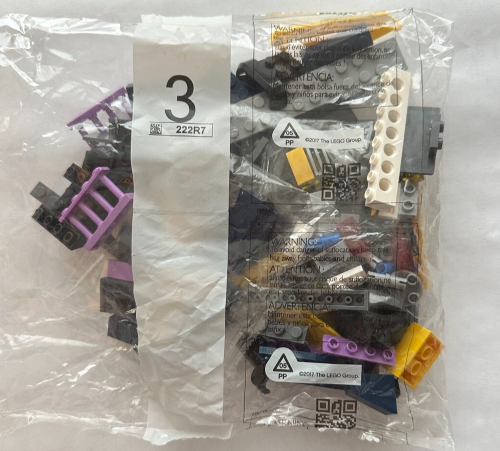 LEGO Polybag 3 (222R7) NEW A CONSTRUCTION Package from the 2017 Group RARE