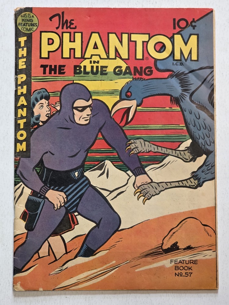 THE PHANTOM- Feature Book #57 VG- Lee Falk 1948 Ray Moore, Pre-Code Golden Age