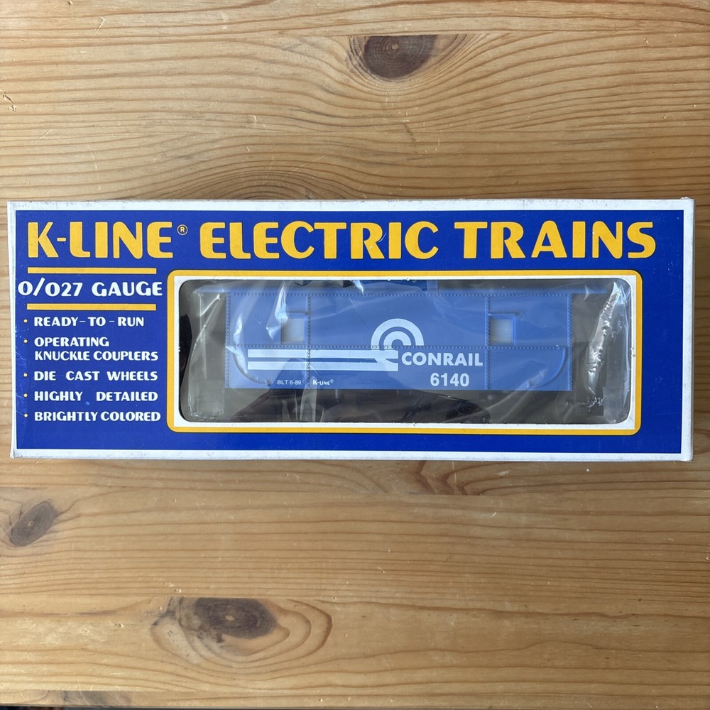 K-Line K-6140 Conrail Lighted Caboose O/O27 Gauge New In Box