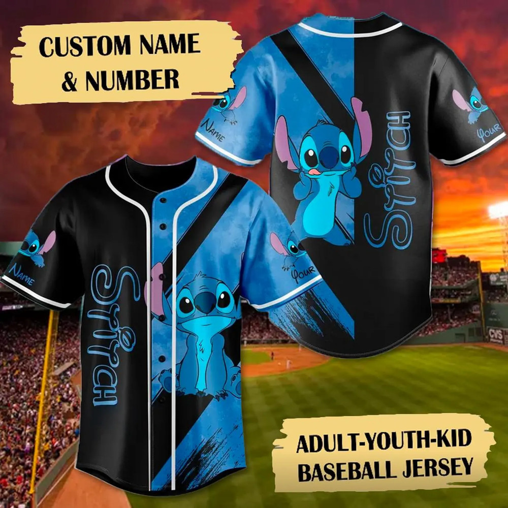 Custom Stitch 3D Baseball Jersey Shirt US Size Best Price Father Day Gift-image