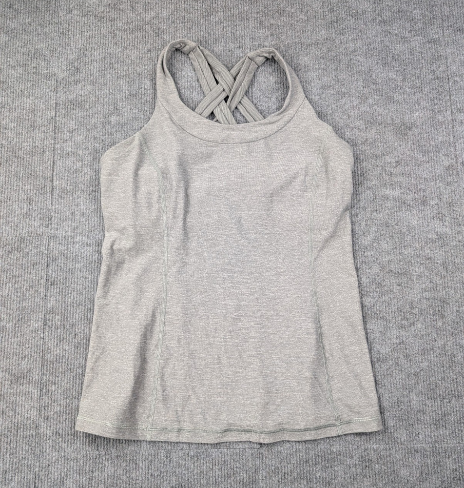 Lululemon Enhearten Tank Top Womens 8 Athletic Full Length Racerback Y2K Comfort
