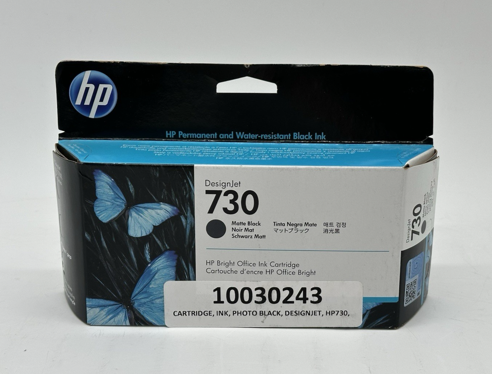 HP 730 Matte Black Original Inkjet Ink Cartridge P2V65A