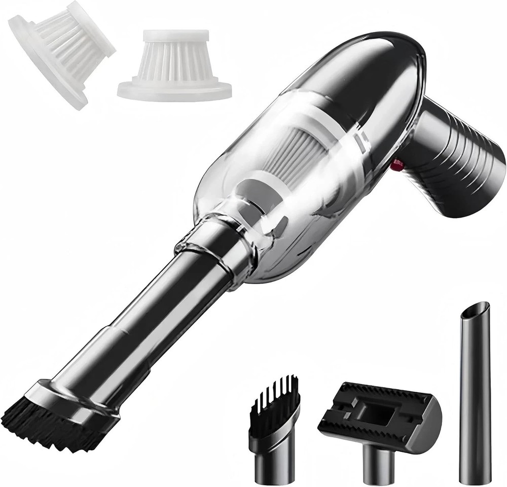 Handheld Car Vacuum Cleaner, Rechargeable Dust Buster with 10000pa High Power Po
