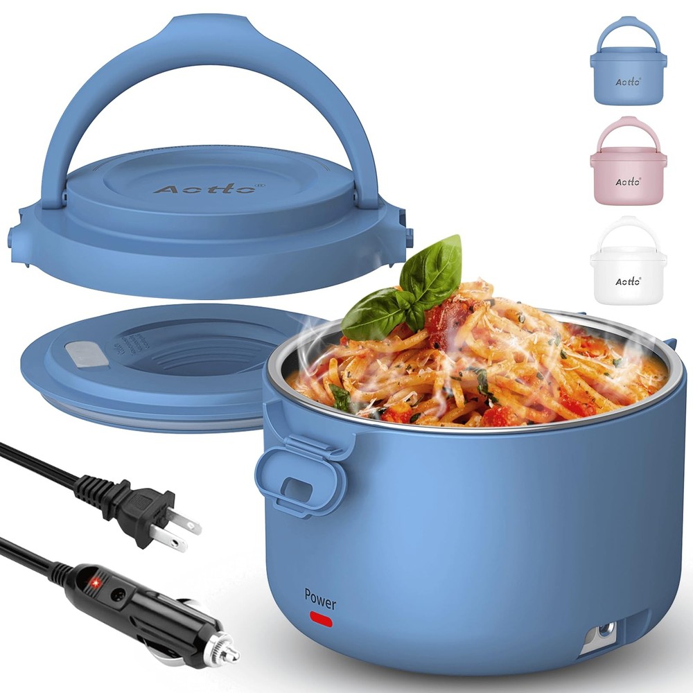 32oz Electric Lunch Box Portable Food Warmer Heater for On-the-Go Meals