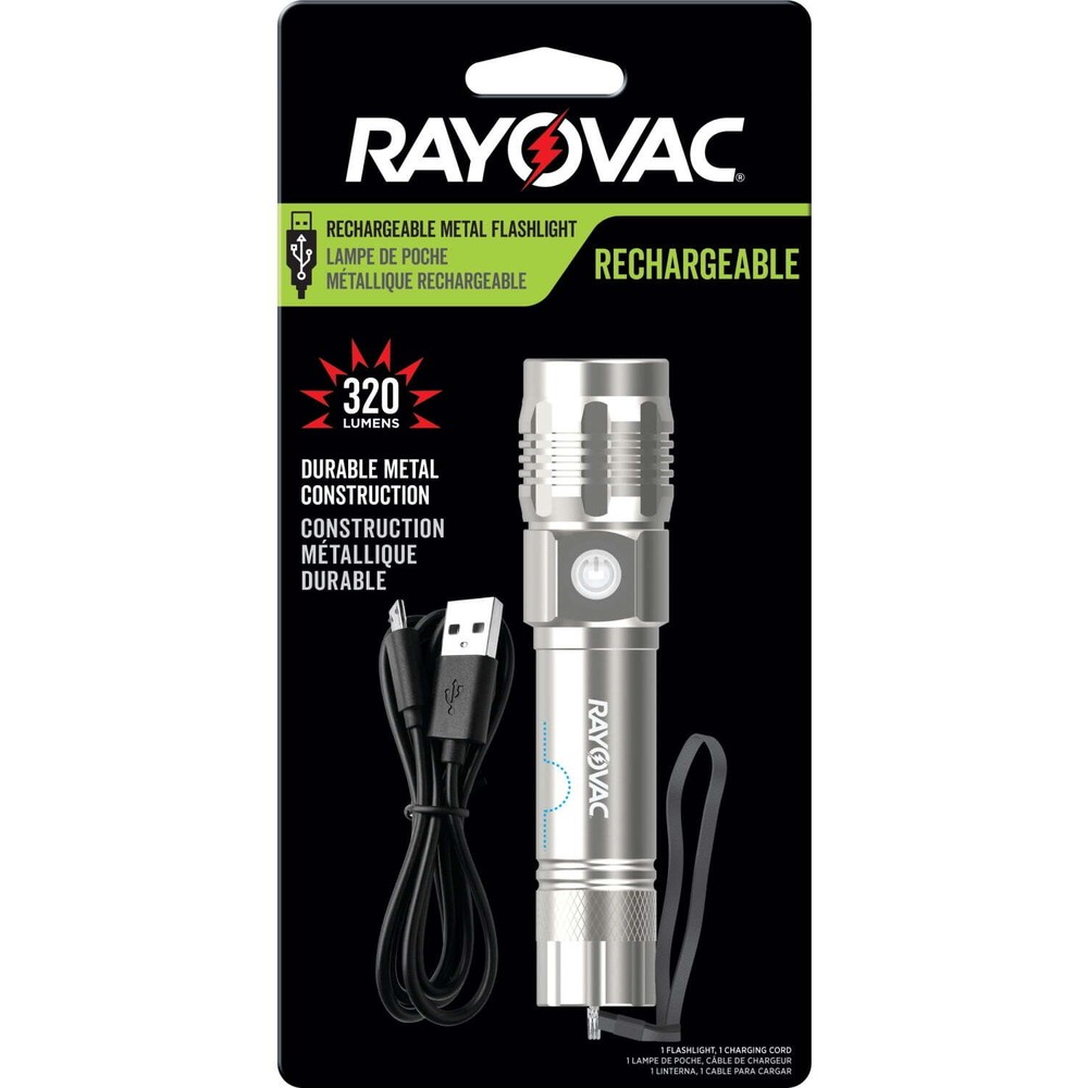 Rayovac Rechargeable LED Flashlight with USB Cable