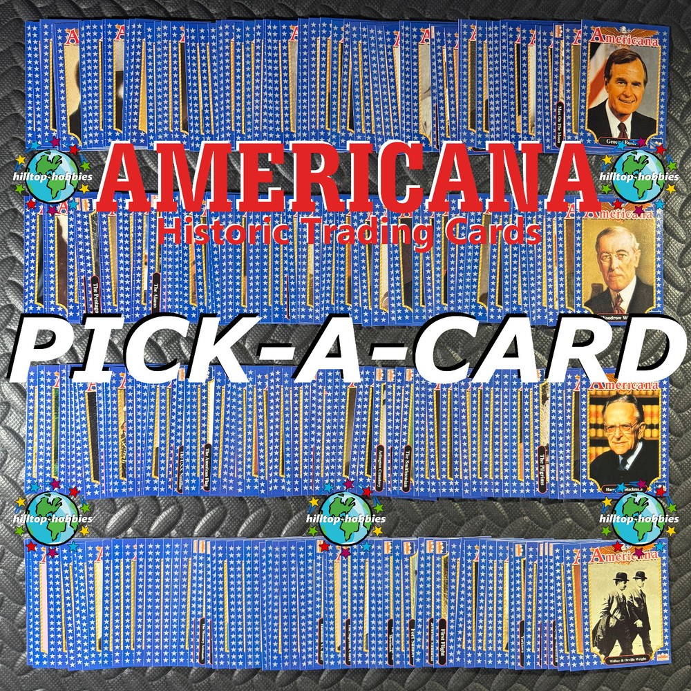 1991 Starline Americana Historic Trading Cards Pick from 1-250