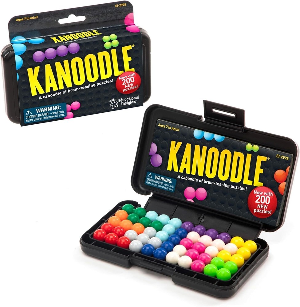 Educational Insights Kanoodle 3D Brain Teaser Puzzle for Age 7+ Brain Games Kids