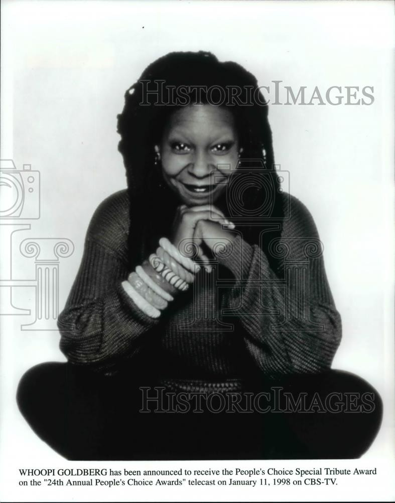 Press Photo Whoopi Goldberg to receive People's Choice Special Tribute Award