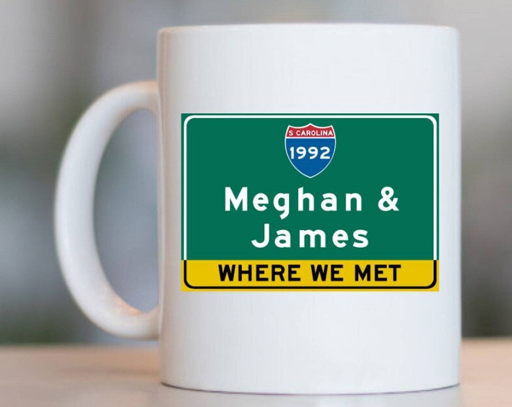 Custom South Carolina Mug for Couples - Personalized Home Gift  