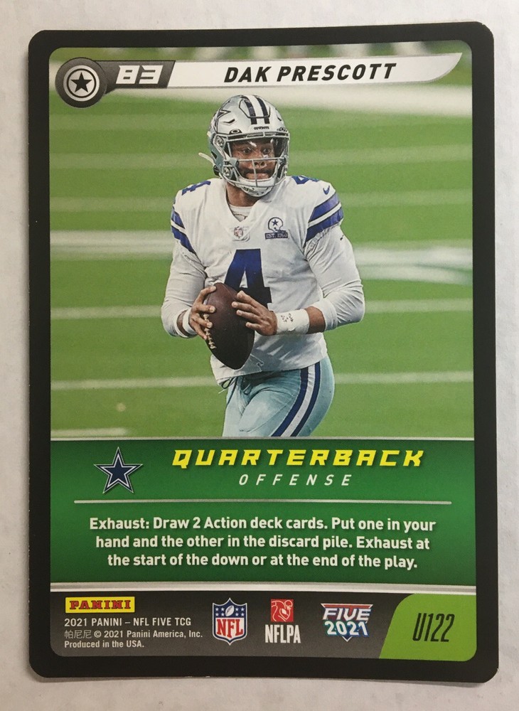 2021 NFL Five Dak Prescott #U122 Uncommon