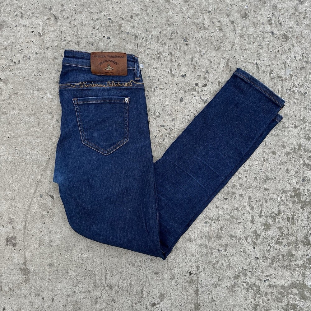 Vintage Vivienne Westwood Jeans 26 Size Y2K 00s style USA Crazy Fit Used Hype