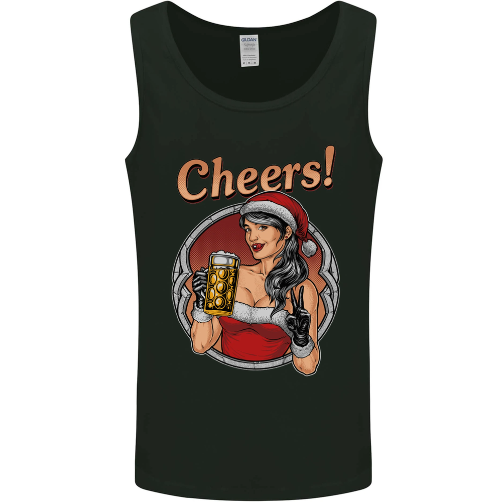 Christmas Sexy Santa Clause Xmas Mens Vest Tank Top