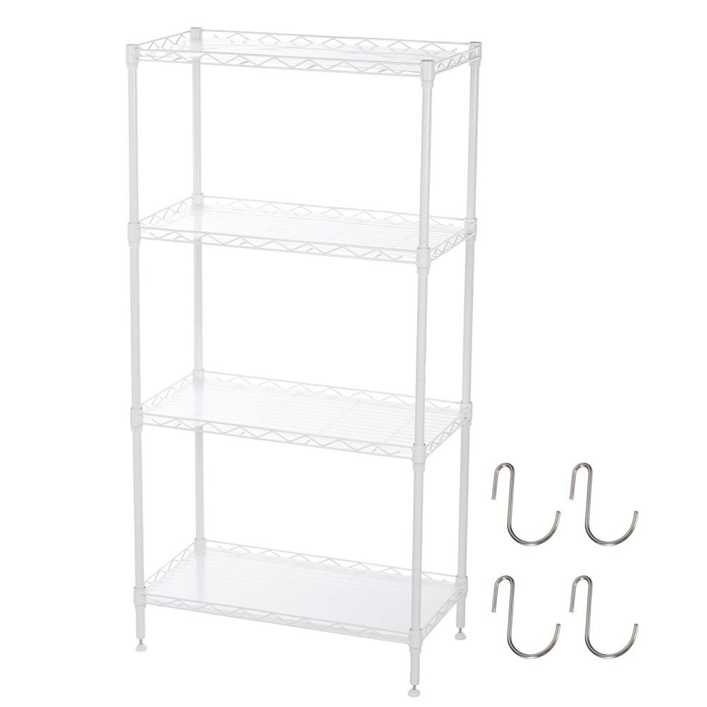 4 Tier Adjustable Storage Shelf 21.7