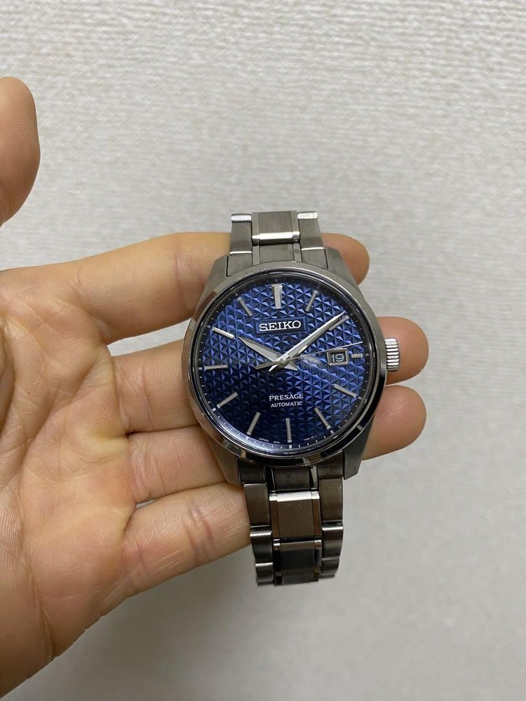 SEIKO Presage SARX077 Automatic Silver Watch 39.3mm Japan Made